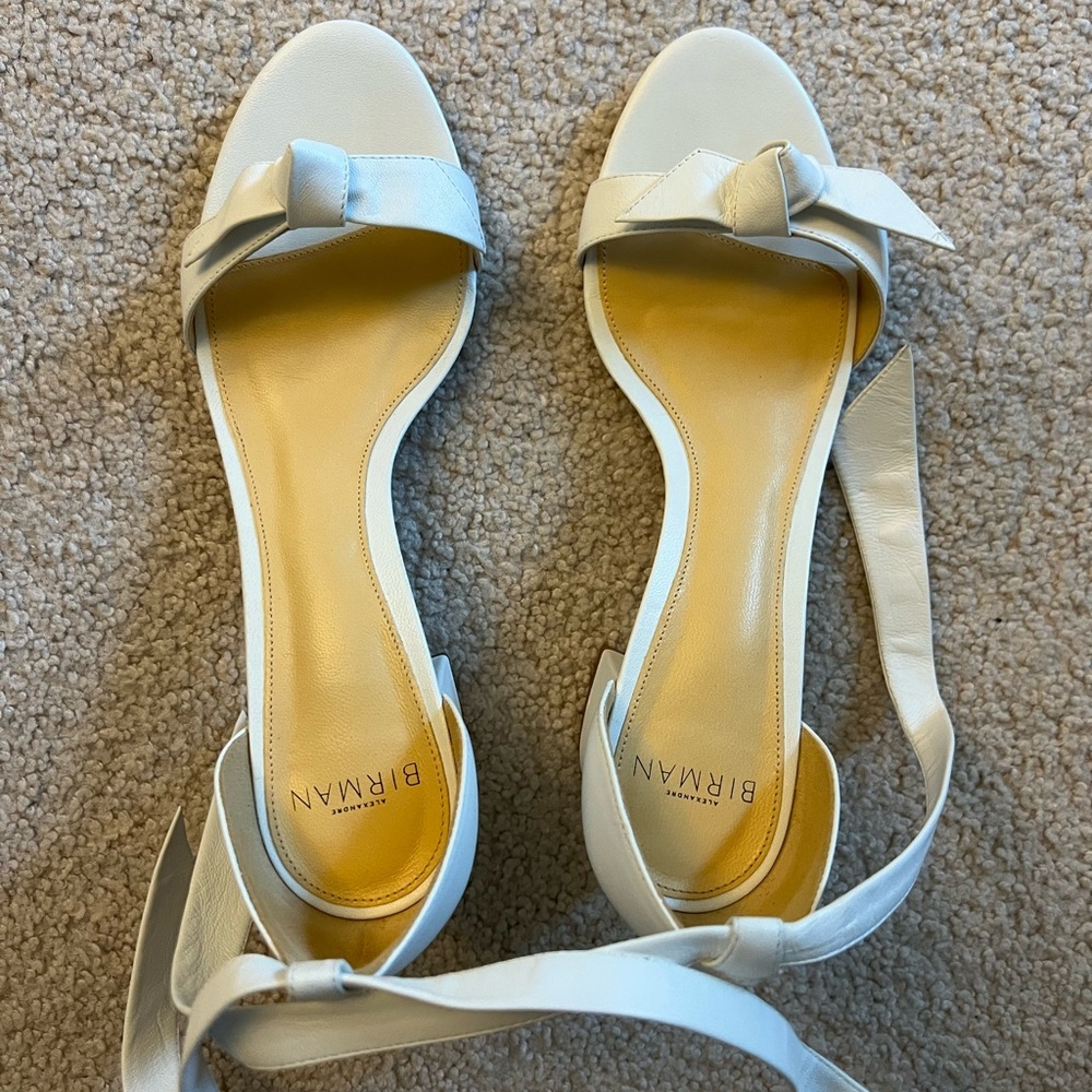 Alexandre Birman White Heels